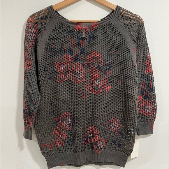 NWT Frenchi Large Cable Knit Sweater woman’s Medium olive green - Picture 1 of 6